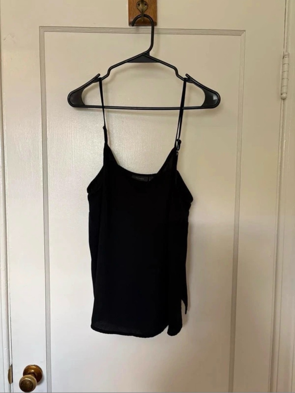 Halogen, Black Adjustable Spaghetti Strap Cami Top